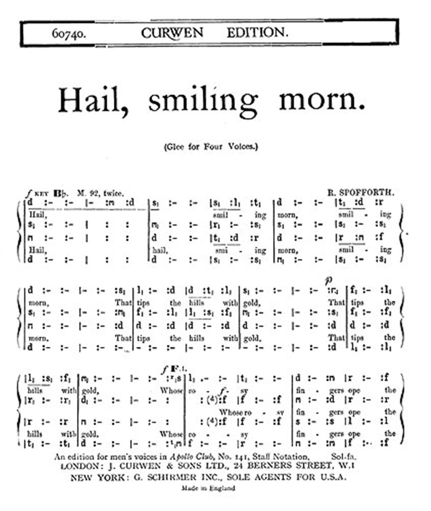 Hail Smiling Morn